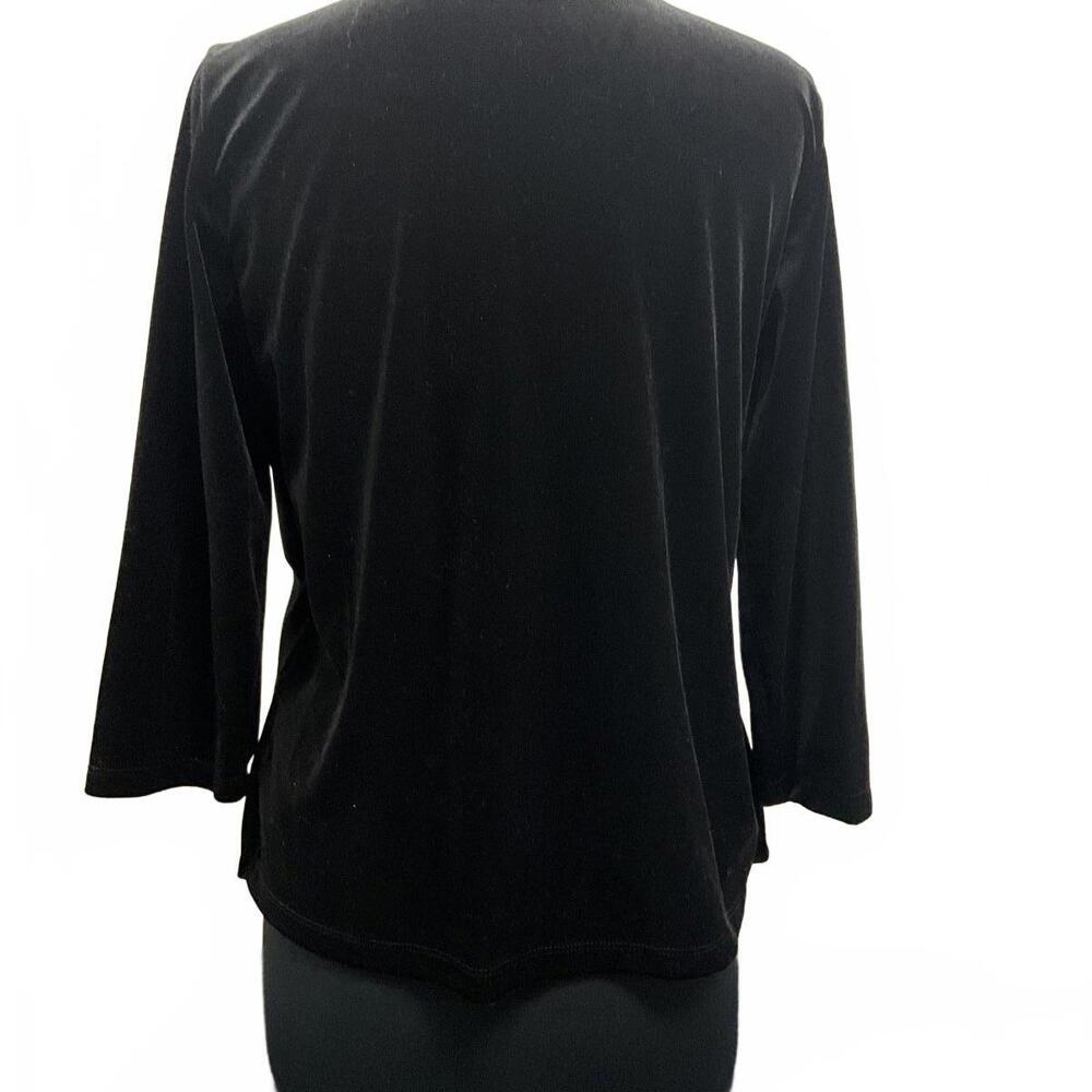 Velvet Mock 2pc Jacket Sequin Cami M - Picture 3 of 4